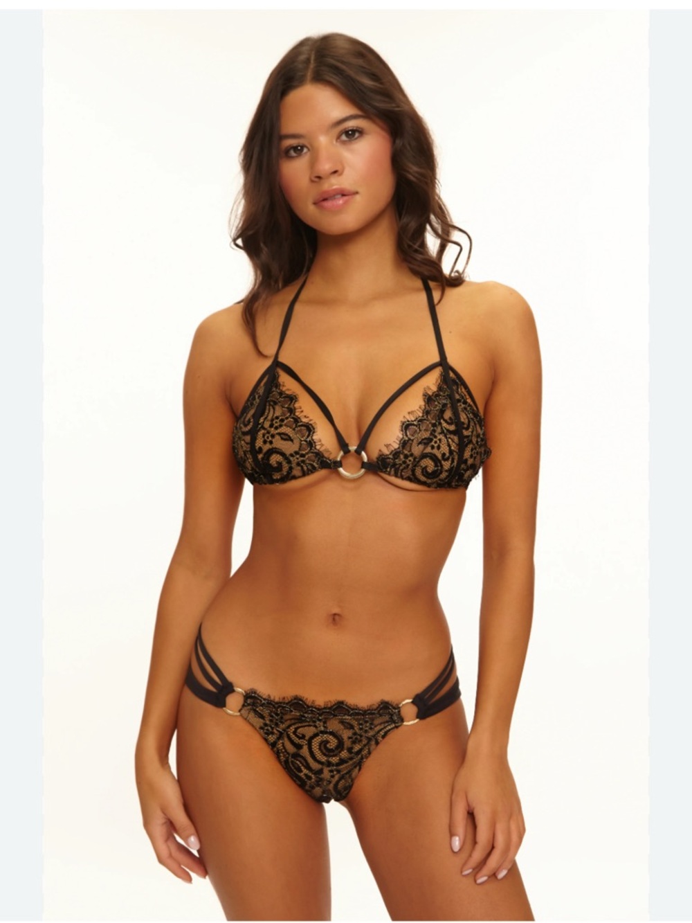 Beach Bunny Gunpowder and Lace Bikini Set Large - Picture 2 of 14